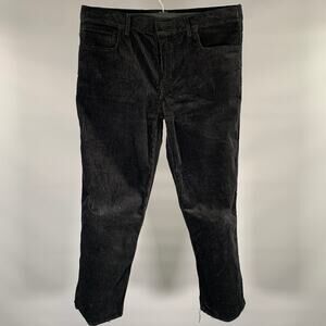 HAIDER ACKERMANN Size 36 Black Corduroy Cotton Lycra Casual Pants